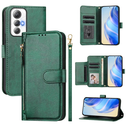 Multi-Card Slots Zipper Wallet Leather Phone Case, For Cubot A40, For Cubot P90, For Cubot A30, For Cubot A20, For Cubot Max 5, For Cubot A10, For Cubot Note 40, For Cubot P50