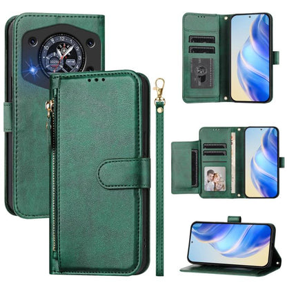Multi-Card Slots Zipper Wallet Leather Phone Case, For Cubot A40, For Cubot P90, For Cubot A30, For Cubot A20, For Cubot Max 5, For Cubot A10, For Cubot Note 40, For Cubot P50