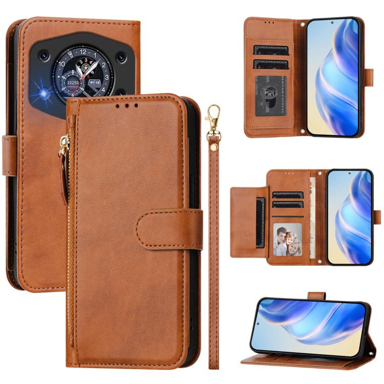 Multi-Card Slots Zipper Wallet Leather Phone Case, For Cubot A40, For Cubot P90, For Cubot A30, For Cubot A20, For Cubot Max 5, For Cubot A10, For Cubot Note 40, For Cubot P50