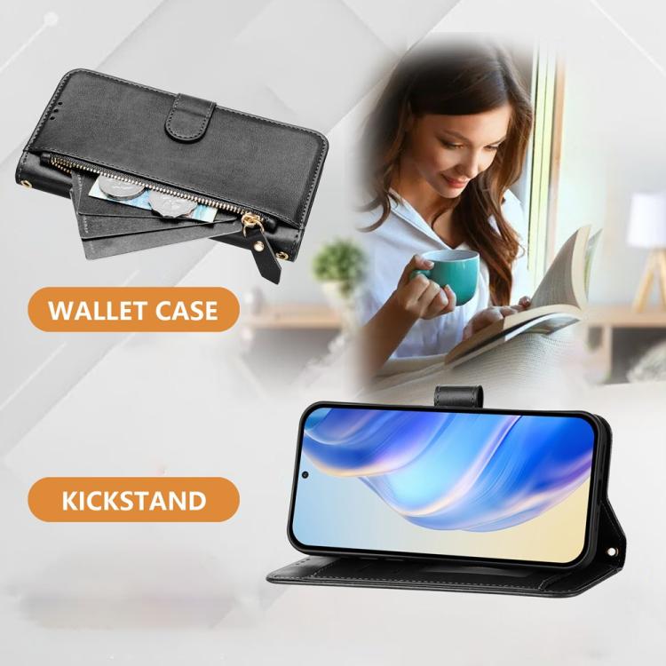 Multi-Card Slots Zipper Wallet Leather Phone Case, For Cubot A40, For Cubot P90, For Cubot A30, For Cubot A20, For Cubot Max 5, For Cubot A10, For Cubot Note 40, For Cubot P50