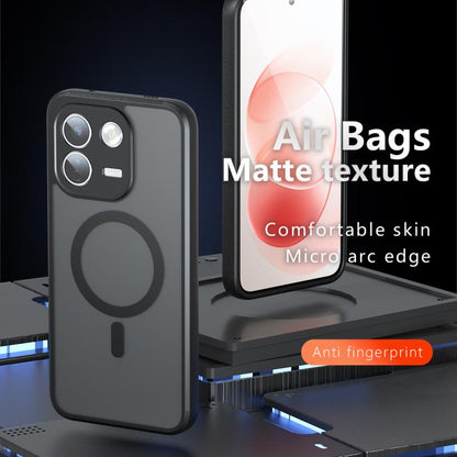 Armor MagSafe PC Hybrid TPU Phone Case, For Redmi Note 17 Pro Max 5G 163.4mm, For Redmi K100 Pro Max / Poco F9 Ultra, For Redmi 17 5G / 4G Global 170mm, For Redmi 17C 4G / 14C 4G, For Redmi K90 Max 5G, For Redmi Turbo 5 Max / Poco X8 Pro Max           ...