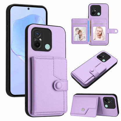 Button Card Bag RFID Anti-theft Phone Case, For Redmi Note 12S 4G Global, For Redmi Note 12 4G Global, For Redmi Note 12 Pro+ Global, For Redmi Note 12 Pro 5G Global, For Redmi Note 12 Pro Speed, For Redmi Note 12 5G Global, For Redmi 12C / 11A        ...