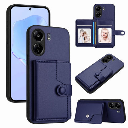 Button Card Bag RFID Anti-theft Phone Case, For Redmi Turbo 4 Pro / Xiaomi Poco F7, For Redmi A5 4G 171.7mm / Xiaomi Poco C71, For Redmi Note 13R / 13 4G, For Redmi Turbo 3, For Redmi A3 4G Global, For Redmi Note 13 Pro 4G Global                       ...