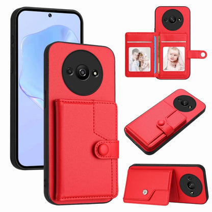 Button Card Bag RFID Anti-theft Phone Case, For Redmi Turbo 4 Pro / Xiaomi Poco F7, For Redmi A5 4G 171.7mm / Xiaomi Poco C71, For Redmi Note 13R / 13 4G, For Redmi Turbo 3, For Redmi A3 4G Global, For Redmi Note 13 Pro 4G Global                       ...