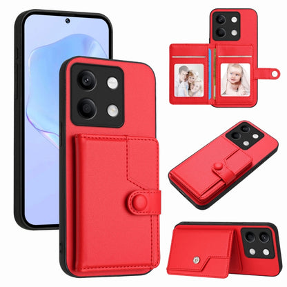 Button Card Bag RFID Anti-theft Phone Case, For Redmi Turbo 4 Pro / Xiaomi Poco F7, For Redmi A5 4G 171.7mm / Xiaomi Poco C71, For Redmi Note 13R / 13 4G, For Redmi Turbo 3, For Redmi A3 4G Global, For Redmi Note 13 Pro 4G Global                       ...