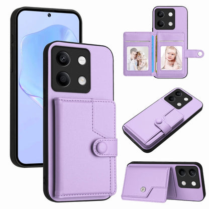Button Card Bag RFID Anti-theft Phone Case, For Redmi Turbo 4 Pro / Xiaomi Poco F7, For Redmi A5 4G 171.7mm / Xiaomi Poco C71, For Redmi Note 13R / 13 4G, For Redmi Turbo 3, For Redmi A3 4G Global, For Redmi Note 13 Pro 4G Global                       ...