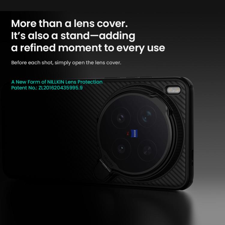 Black phone case with circular lens cover protecting the multi-camera module