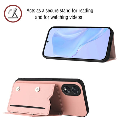 Skin Feel Four Card Slots Phone Case with Wrist Strap, For OPPO A38 4G / A18 4G Global, For OPPO A58 4G Global, For OPPO Reno10 Pro 5G Global, For OPPO A78 4G Global, For OPPO A17, For OPPO A79 5G Global