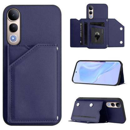 Skin Feel Four Card Slots Phone Case with Wrist Strap, For vivo X200s, For vivo Y29 4G / T4x / Y300t, For vivo V50 / V50e, For vivo X200 Ultra, For vivo V50 Lite 4G, For vivo Y39 5G / Y300i, For vivo Y200