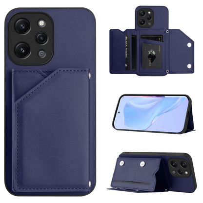 Skin Feel Four Card Slots Phone Case with Wrist Strap, For Redmi Turbo 4 Pro / Poco F7, For Redmi A5 4G 171.7mm / Poco C71, For Redmi Note 13R / Redmi 13, For Redmi A3 4G Global, For Redmi Note 13 Pro 4G Global, For Redmi Note 13 4G Global             ...