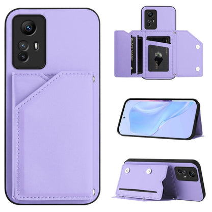 Skin Feel Four Card Slots Phone Case with Wrist Strap, For Redmi Turbo 4 Pro / Poco F7, For Redmi A5 4G 171.7mm / Poco C71, For Redmi Note 13R / Redmi 13, For Redmi A3 4G Global, For Redmi Note 13 Pro 4G Global, For Redmi Note 13 4G Global             ...