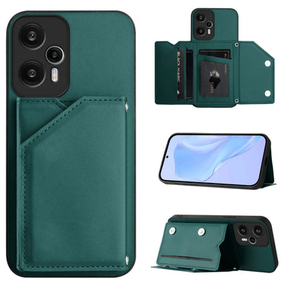 Skin Feel Four Card Slots Phone Case with Wrist Strap, For Xiaomi 15 Ultra, For Xiaomi Poco X7 Pro, For Xiaomi Poco F6, For Xiaomi Civi 4 Pro, For Xiaomi Poco X6, For Xiaomi Poco C65, For Xiaomi Poco F5 5G, For Xiaomi Poco F5 Pro 5G                    ...
