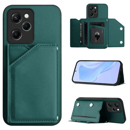 Skin Feel Four Card Slots Phone Case with Wrist Strap, For Xiaomi 15 Ultra, For Xiaomi Poco X7 Pro, For Xiaomi Poco F6, For Xiaomi Civi 4 Pro, For Xiaomi Poco X6, For Xiaomi Poco C65, For Xiaomi Poco F5 5G, For Xiaomi Poco F5 Pro 5G                    ...