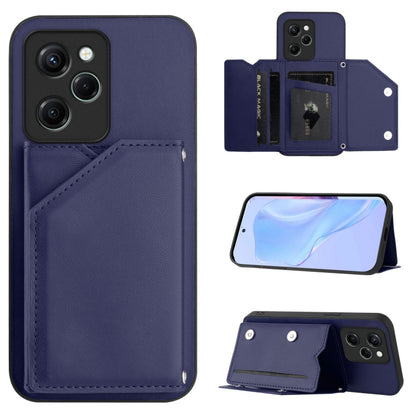 Skin Feel Four Card Slots Phone Case with Wrist Strap, For Xiaomi 15 Ultra, For Xiaomi Poco X7 Pro, For Xiaomi Poco F6, For Xiaomi Civi 4 Pro, For Xiaomi Poco X6, For Xiaomi Poco C65, For Xiaomi Poco F5 5G, For Xiaomi Poco F5 Pro 5G                    ...