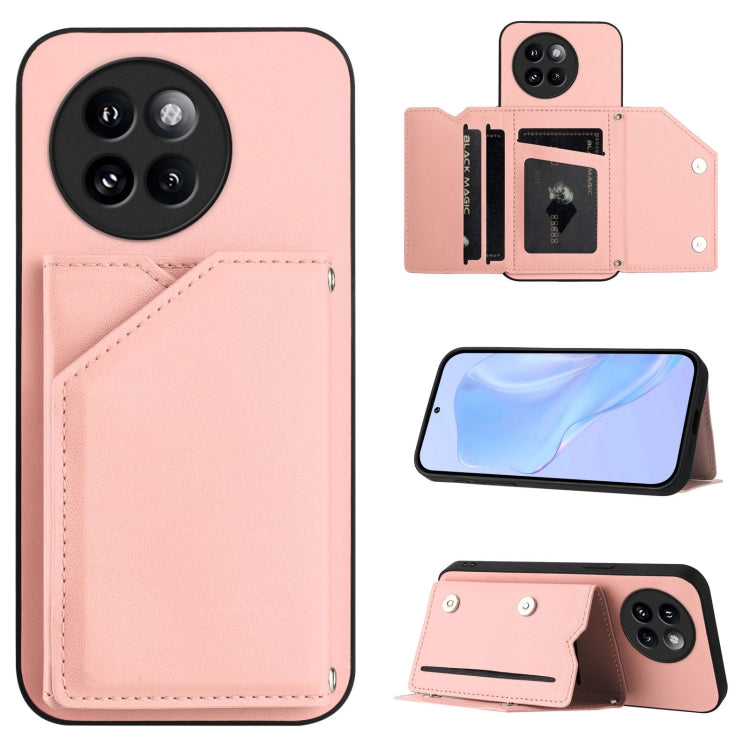Skin Feel Four Card Slots Phone Case with Wrist Strap, For Xiaomi 15 Ultra, For Xiaomi Poco X7 Pro, For Xiaomi Poco F6, For Xiaomi Civi 4 Pro, For Xiaomi Poco X6, For Xiaomi Poco C65, For Xiaomi Poco F5 5G, For Xiaomi Poco F5 Pro 5G                    ...