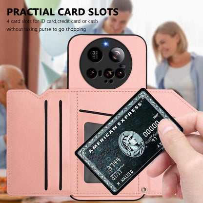 Skin Feel Four Card Slots Phone Case with Wrist Strap, For Xiaomi 15 Ultra, For Xiaomi Poco X7 Pro, For Xiaomi Poco F6, For Xiaomi Civi 4 Pro, For Xiaomi Poco X6, For Xiaomi Poco C65, For Xiaomi Poco F5 5G, For Xiaomi Poco F5 Pro 5G                    ...