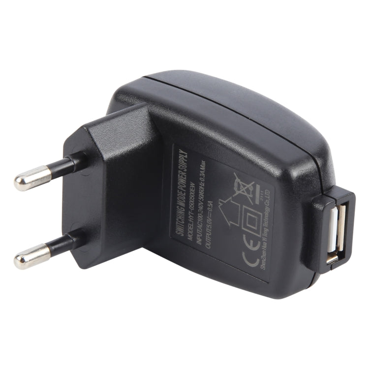 HYT-0500500EW 5V 1A USB Port Power Adapter, 5V 1A, EU Plug