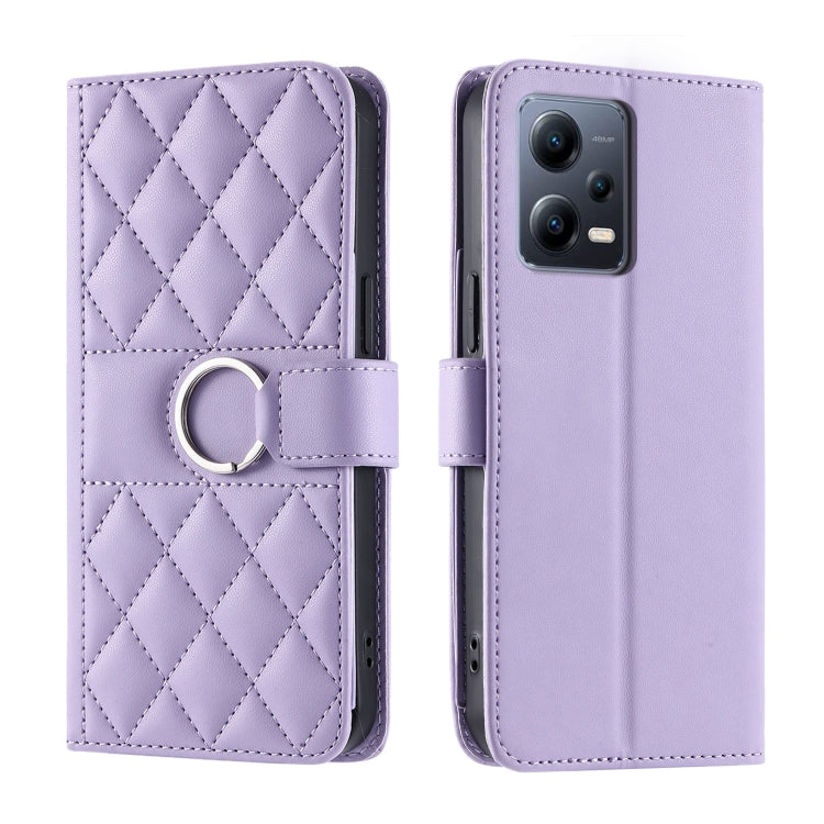 Ring Buckle Rhombic Leather Phone Case, For Redmi A7 Pro 4G / 5G / Poco C81, For Redmi 15a 5G / R70 5G, For Redmi Note 15 Pro+ Global 163.3mm, For Redmi Note 15 4G / 5G Global 164mm, For Redmi Note 15 Pro 4G Global 163.2mm                              ...