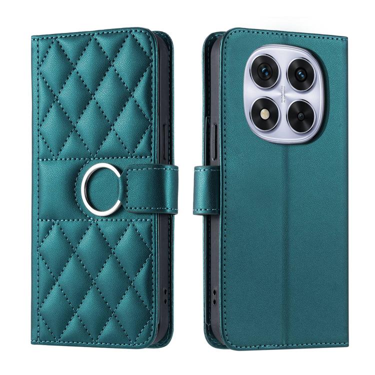 Ring Buckle Rhombic Leather Phone Case, For Redmi A7 Pro 4G / 5G / Poco C81, For Redmi 15a 5G / R70 5G, For Redmi Note 15 Pro+ Global 163.3mm, For Redmi Note 15 4G / 5G Global 164mm, For Redmi Note 15 Pro 4G Global 163.2mm                              ...