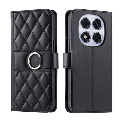 Ring Buckle Rhombic Leather Phone Case, For Redmi A7 Pro 4G / 5G / Poco C81, For Redmi 15a 5G / R70 5G, For Redmi Note 15 Pro+ Global 163.3mm, For Redmi Note 15 4G / 5G Global 164mm, For Redmi Note 15 Pro 4G Global 163.2mm                              ...
