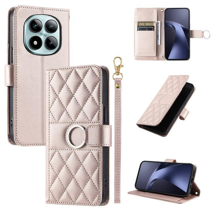 Ring Buckle Rhombic Leather Phone Case, For Redmi A7 Pro 4G / 5G / Poco C81, For Redmi 15a 5G / R70 5G, For Redmi Note 15 Pro+ Global 163.3mm, For Redmi Note 15 4G / 5G Global 164mm, For Redmi Note 15 Pro 4G Global 163.2mm                              ...