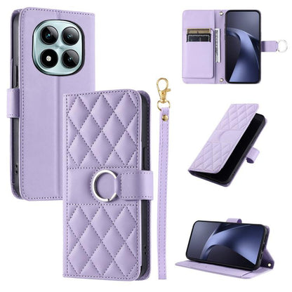 Ring Buckle Rhombic Leather Phone Case, For Redmi A7 Pro 4G / 5G / Poco C81, For Redmi 15a 5G / R70 5G, For Redmi Note 15 Pro+ Global 163.3mm, For Redmi Note 15 4G / 5G Global 164mm, For Redmi Note 15 Pro 4G Global 163.2mm                              ...