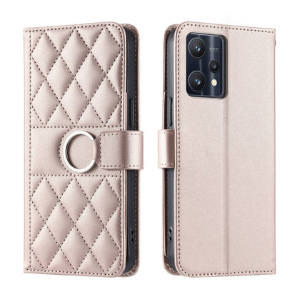 Ring Buckle Rhombic Leather Phone Case, For Realme 15T 5G, For Realme 15 / 15 Pro 5G, For Realme 14 5G, For Realme 14 Pro+, For Realme 14 Pro, For Realme 13+ 5G Global, For Realme 13 Pro+ 5G Global, For Realme 12+ 5G Global                             ...