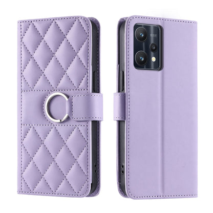 Ring Buckle Rhombic Leather Phone Case, For Realme 15T 5G, For Realme 15 / 15 Pro 5G, For Realme 14 5G, For Realme 14 Pro+, For Realme 14 Pro, For Realme 13+ 5G Global, For Realme 13 Pro+ 5G Global, For Realme 12+ 5G Global                             ...