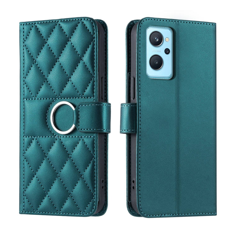 Ring Buckle Rhombic Leather Phone Case, For Realme 15T 5G, For Realme 15 / 15 Pro 5G, For Realme 14 5G, For Realme 14 Pro+, For Realme 14 Pro, For Realme 13+ 5G Global, For Realme 13 Pro+ 5G Global, For Realme 12+ 5G Global                             ...
