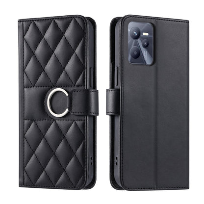 Ring Buckle Rhombic Leather Phone Case, For Realme 15T 5G, For Realme 15 / 15 Pro 5G, For Realme 14 5G, For Realme 14 Pro+, For Realme 14 Pro, For Realme 13+ 5G Global, For Realme 13 Pro+ 5G Global, For Realme 12+ 5G Global                             ...