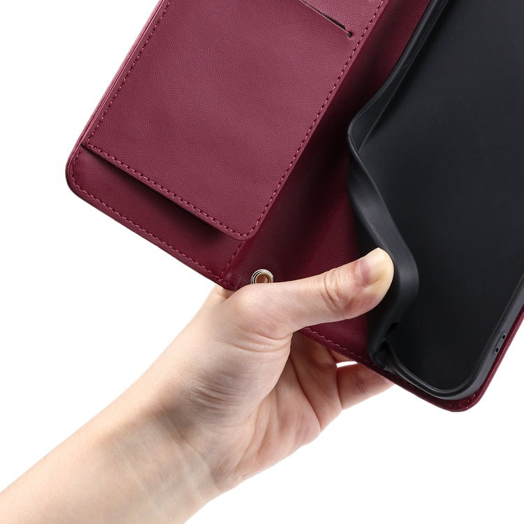 Ring Buckle Rhombic Leather Phone Case, For Realme C21Y / C25Y, For Realme 8 4G / 8 Pro 4G