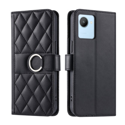 Ring Buckle Rhombic Leather Phone Case, For Realme 15T 5G, For Realme 15 / 15 Pro 5G, For Realme 14 5G, For Realme 14 Pro+, For Realme 14 Pro, For Realme 13+ 5G Global, For Realme 13 Pro+ 5G Global, For Realme 12+ 5G Global                             ...
