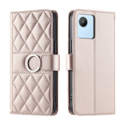 Ring Buckle Rhombic Leather Phone Case, For Realme 15T 5G, For Realme 15 / 15 Pro 5G, For Realme 14 5G, For Realme 14 Pro+, For Realme 14 Pro, For Realme 13+ 5G Global, For Realme 13 Pro+ 5G Global, For Realme 12+ 5G Global                             ...