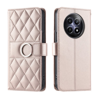 Ring Buckle Rhombic Leather Phone Case, For Realme 15T 5G, For Realme 15 / 15 Pro 5G, For Realme 14 5G, For Realme 14 Pro+, For Realme 14 Pro, For Realme 13+ 5G Global, For Realme 13 Pro+ 5G Global, For Realme 12+ 5G Global                             ...