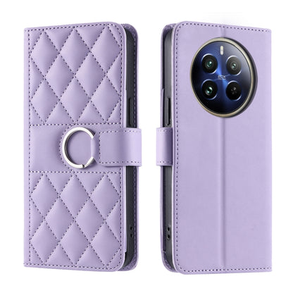 Ring Buckle Rhombic Leather Phone Case, For Realme 15T 5G, For Realme 15 / 15 Pro 5G, For Realme 14 5G, For Realme 14 Pro+, For Realme 14 Pro, For Realme 13+ 5G Global, For Realme 13 Pro+ 5G Global, For Realme 12+ 5G Global                             ...