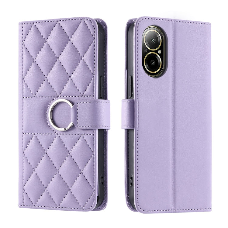 Ring Buckle Rhombic Leather Phone Case, For Realme 15T 5G, For Realme 15 / 15 Pro 5G, For Realme 14 5G, For Realme 14 Pro+, For Realme 14 Pro, For Realme 13+ 5G Global, For Realme 13 Pro+ 5G Global, For Realme 12+ 5G Global                             ...