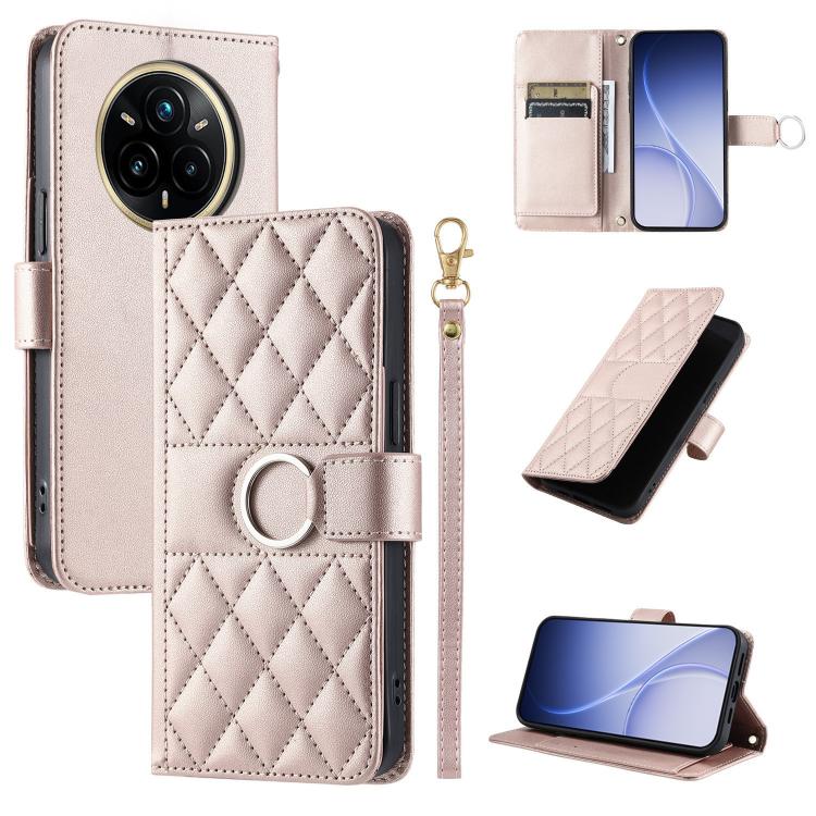 Ring Buckle Rhombic Leather Phone Case, For Realme 15T 5G, For Realme 15 / 15 Pro 5G, For Realme 14 5G, For Realme 14 Pro+, For Realme 14 Pro, For Realme 13+ 5G Global, For Realme 13 Pro+ 5G Global, For Realme 12+ 5G Global                             ...