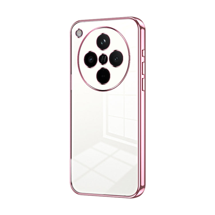 Transparent Plating Fine Hole Phone Case, For OPPO Find X8 Ultra, For OPPO A5 Pro 5G Global, For OPPO Find X8, For OPPO Find X8 Pro