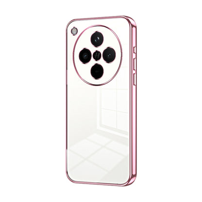 Transparent Plating Fine Hole Phone Case, For OPPO Find X8 Ultra, For OPPO A5 Pro 5G Global, For OPPO Find X8, For OPPO Find X8 Pro