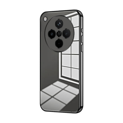 Transparent Plating Fine Hole Phone Case, For OPPO Find X8 Ultra, For OPPO A5 Pro 5G Global, For OPPO Find X8, For OPPO Find X8 Pro