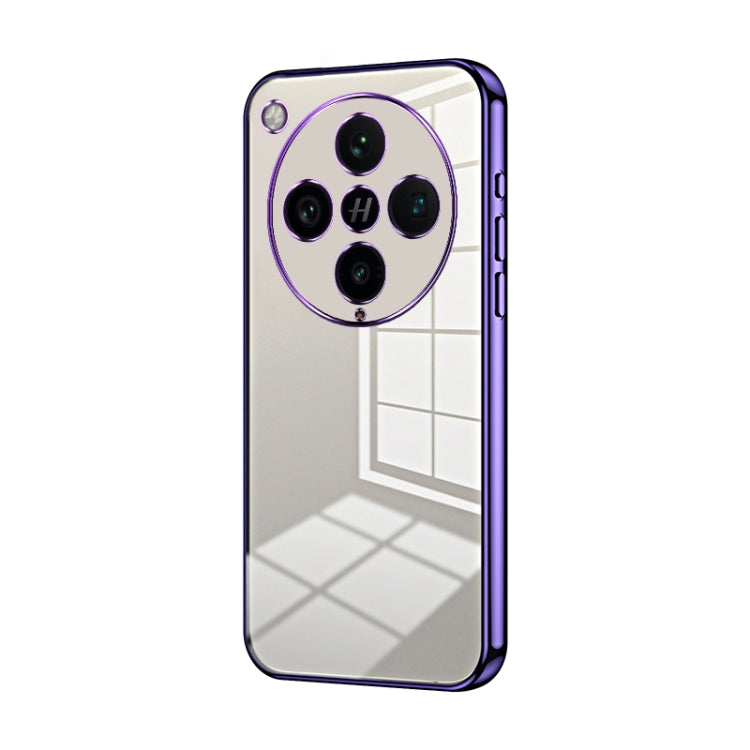 Transparent Plating Fine Hole Phone Case, For OPPO Find X8 Ultra, For OPPO A5 Pro 5G Global, For OPPO Find X8, For OPPO Find X8 Pro