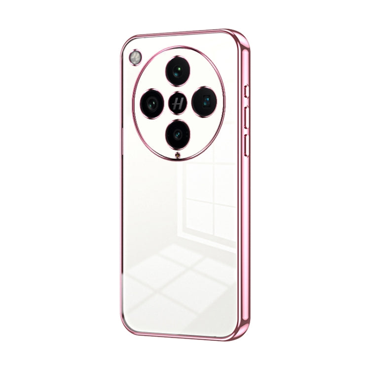 Transparent Plating Fine Hole Phone Case, For OPPO Find X8 Ultra, For OPPO A5 Pro 5G Global, For OPPO Find X8, For OPPO Find X8 Pro