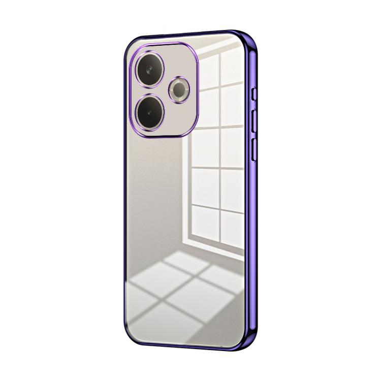 Transparent Plating Fine Hole Phone Case, For OPPO Find X8 Ultra, For OPPO A5 Pro 5G Global, For OPPO Find X8, For OPPO Find X8 Pro