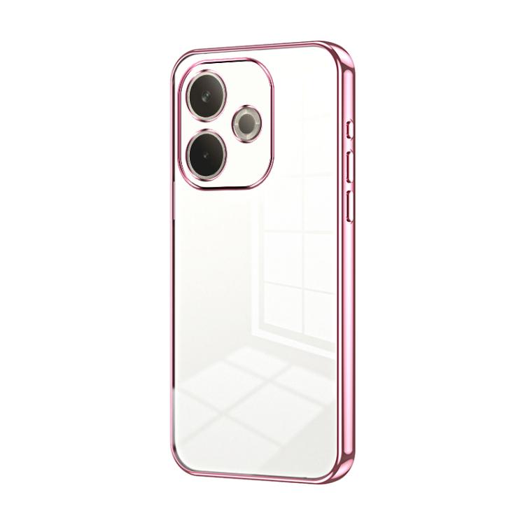 Transparent Plating Fine Hole Phone Case, For OPPO Find X8 Ultra, For OPPO A5 Pro 5G Global, For OPPO Find X8, For OPPO Find X8 Pro