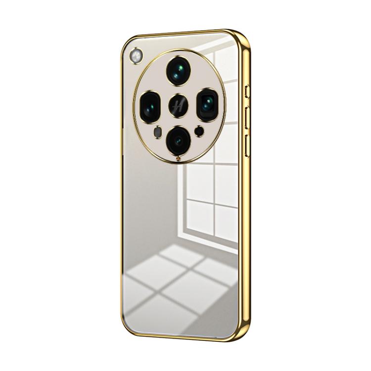 Transparent Plating Fine Hole Phone Case, For OPPO Find X8 Ultra, For OPPO A5 Pro 5G Global, For OPPO Find X8, For OPPO Find X8 Pro