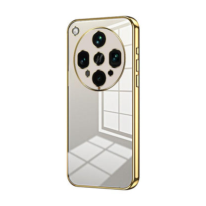 Transparent Plating Fine Hole Phone Case, For OPPO Find X8 Ultra, For OPPO A5 Pro 5G Global, For OPPO Find X8, For OPPO Find X8 Pro