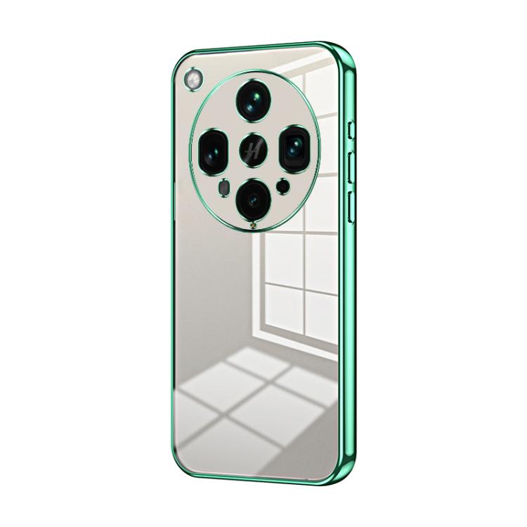 Transparent Plating Fine Hole Phone Case, For OPPO Find X8 Ultra, For OPPO A5 Pro 5G Global, For OPPO Find X8, For OPPO Find X8 Pro