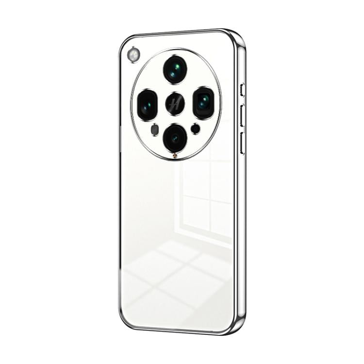 Transparent Plating Fine Hole Phone Case, For OPPO Find X8 Ultra, For OPPO A5 Pro 5G Global, For OPPO Find X8, For OPPO Find X8 Pro