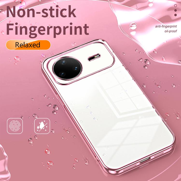 Transparent Plating Fine Hole Phone Case, For Huawei nova 15 Pro, For Huawei nova 15, For Huawei Hi Enjoy 80s, For Huawei nova 14 Ultra, For Huawei nova 14 Pro, For Huawei nova 14, For Huawei Nova 13 Pro
