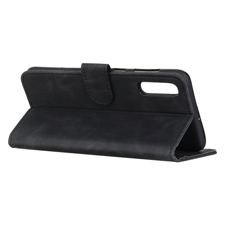 Black flip case with horizontal stand and cutout handle for Sony Xperia 5 II